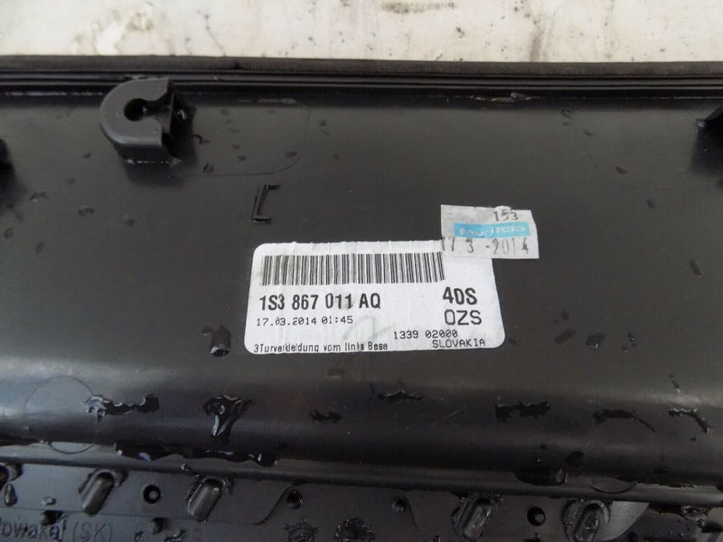 VW UP 2011-2016  DOOR PANEL FRONT LEFT 3-DOOR 1S3867011AQ