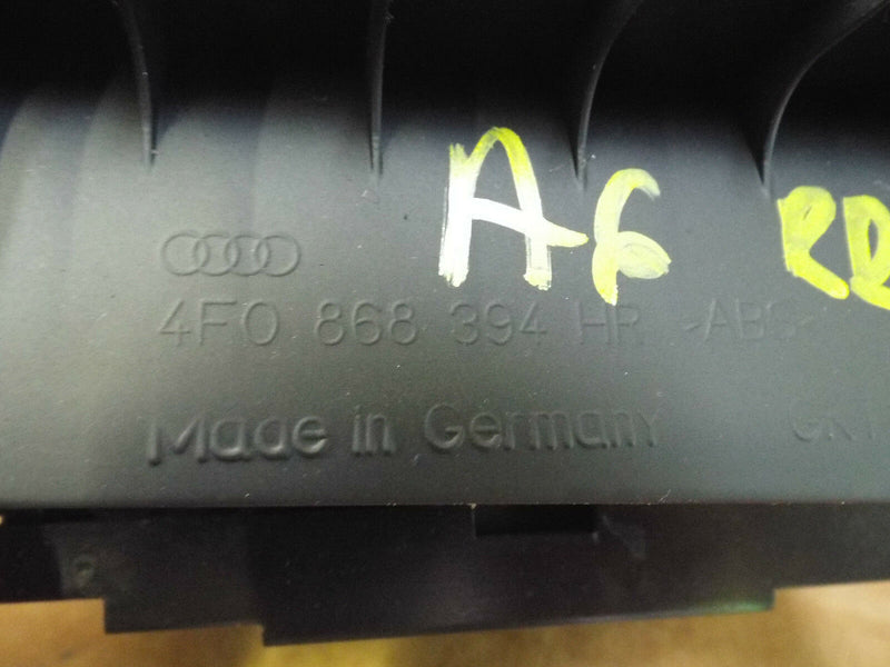 Audi A6 C6 04-11 Rear Door Window Switch & Ashtray Panel Right Driver Side O/S
