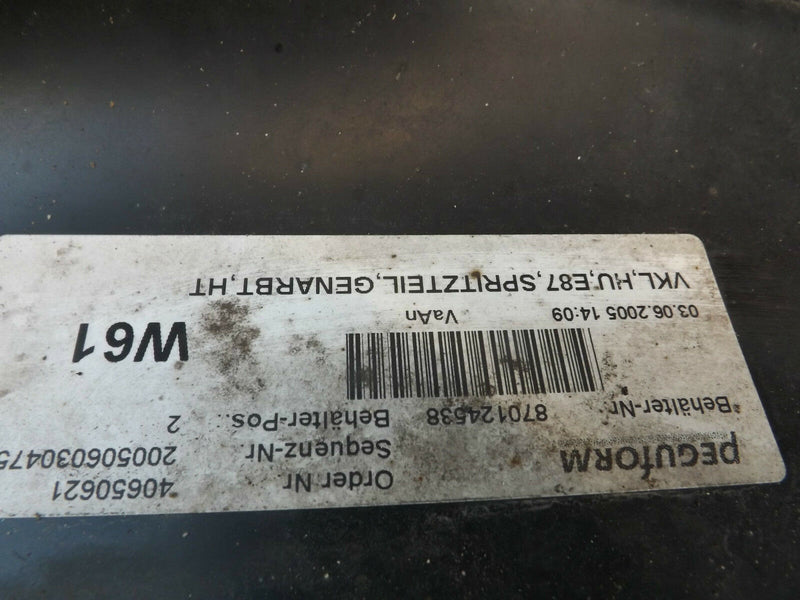 BMW 1 SERIES E81 E87 2004-2007 REAR BUMPER GENUINE GREY (0219)