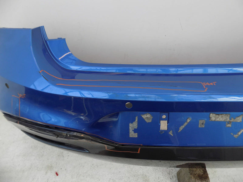 BMW 1 SERIES F20 M SPORT LCI 2015 2016 2017 BLUE REAR BUMPER 51128060292