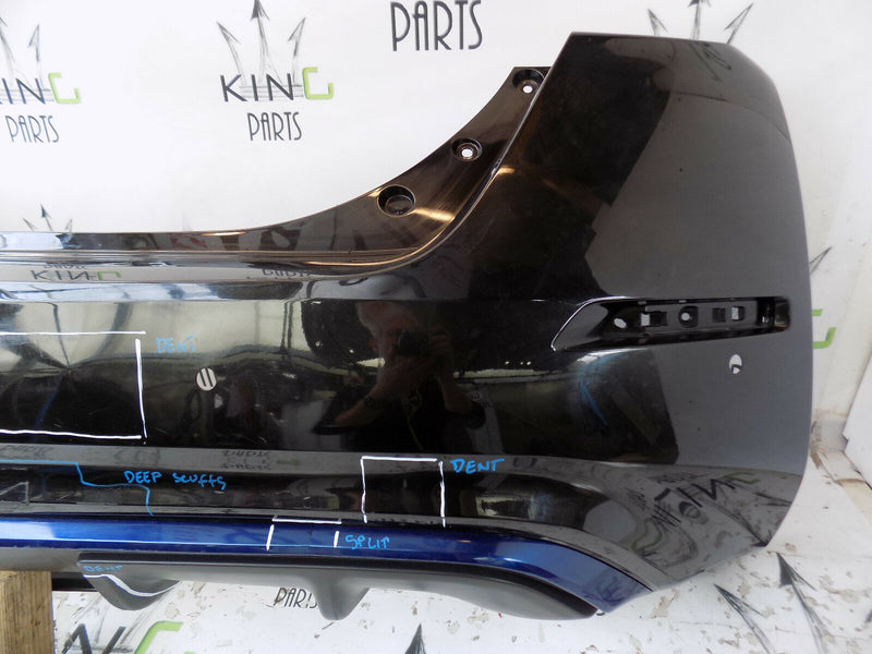 NISSAN LEAF (ZE1) 2018 BLACK REAR BUMPER GENUINE PDC 85022-5SH0H