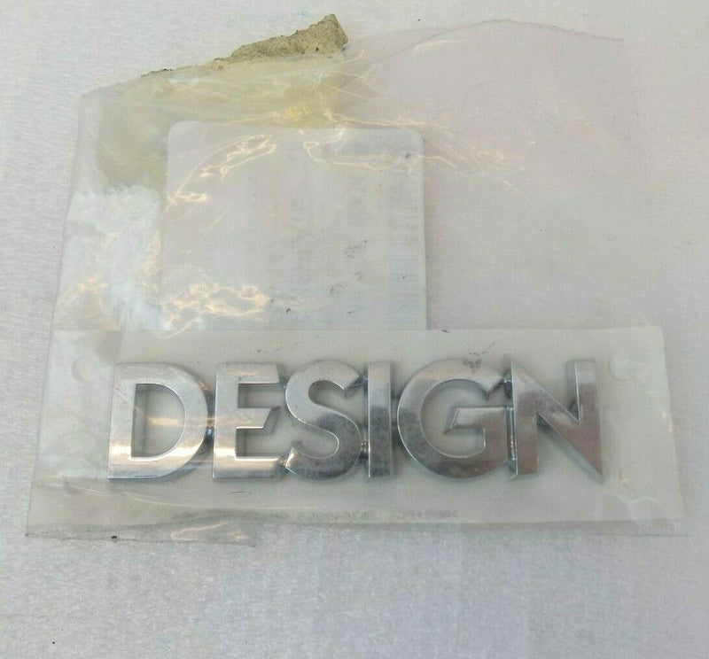 VAUXHALL CORSA D /ASTRA H /ZAFIRA B /MERIVA A 'DESIGN' NAME EMBLEM *NEW /S58-26