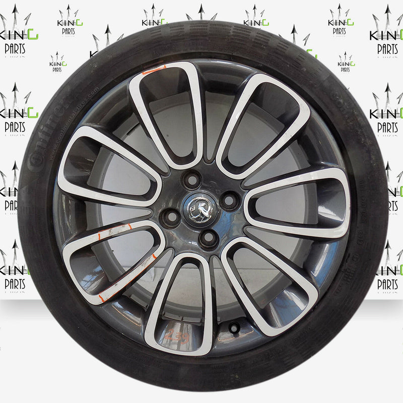 VAUXHALL ADAM GENUINE 17" ALLOY WHEEL RONAL 7Jx17 IS44 ET44 GREY RIM R17