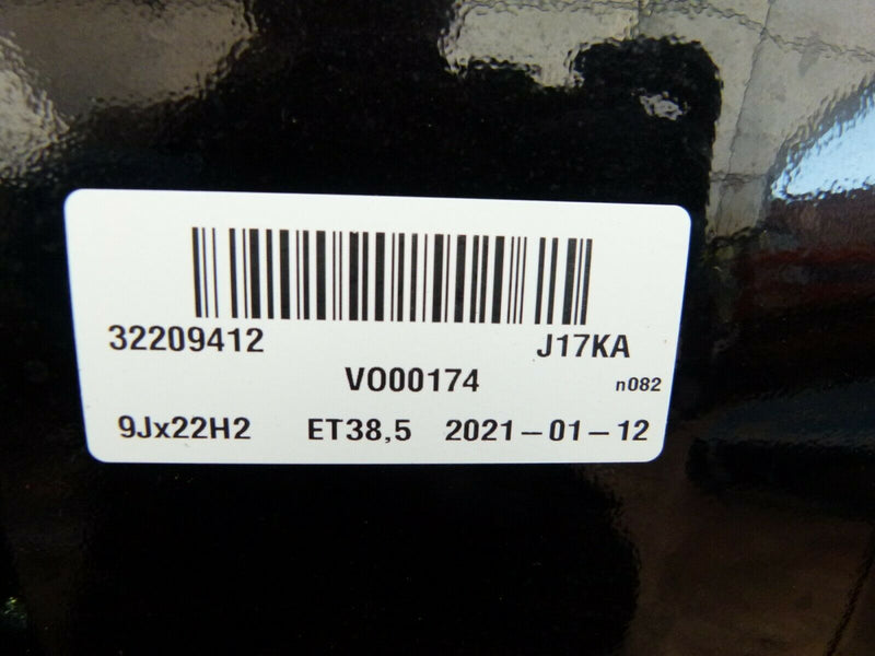 VOLVO XC90 DIAMOND CUT GENUINE ALLOY WHEEL RIM 22" 9Jx22H2 ET36,5 32209412
