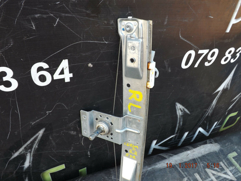 VAUXHALL CORSA D MK3 2006-ON MECHANISM WINDER REGULATOR REAR DOOR LEFT SIDE N/S