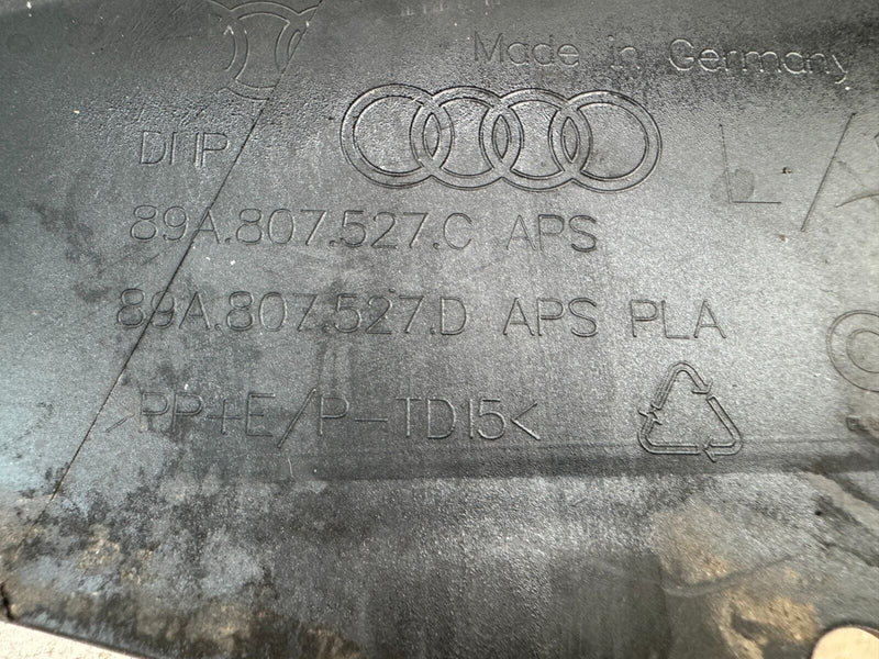 AUDI Q4 E-TRON 2021-ON REAR BUMPER LOWER SECTION PDC GENUINE 89A807527A