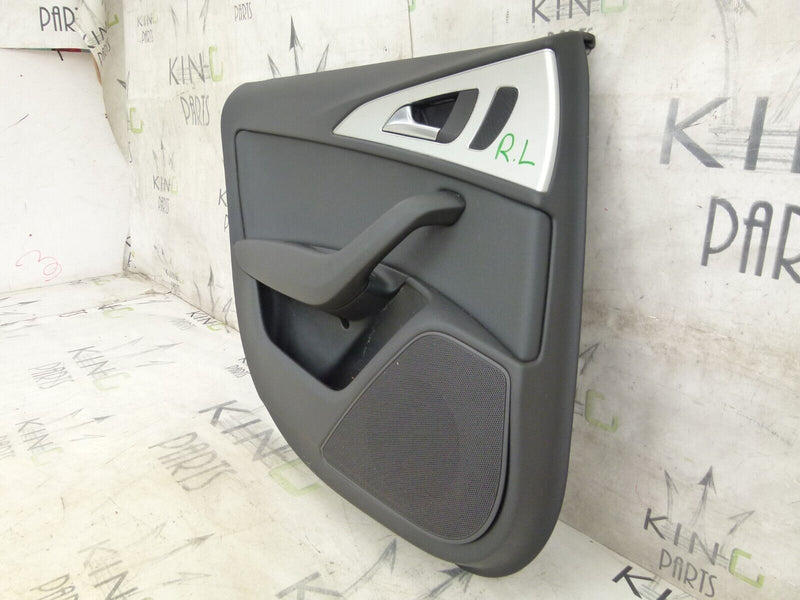 AUDI A6 C7 2011-2014 AVANT REAR DOOR CARD BLACK LEFT PASSENGER SIDE NS 4G0867305