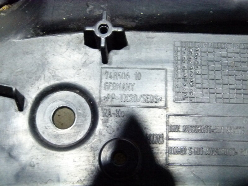 MINI COUNTRYMAN R60 2010-2014 OTHER BODY COVER PART GENUINE 748506
