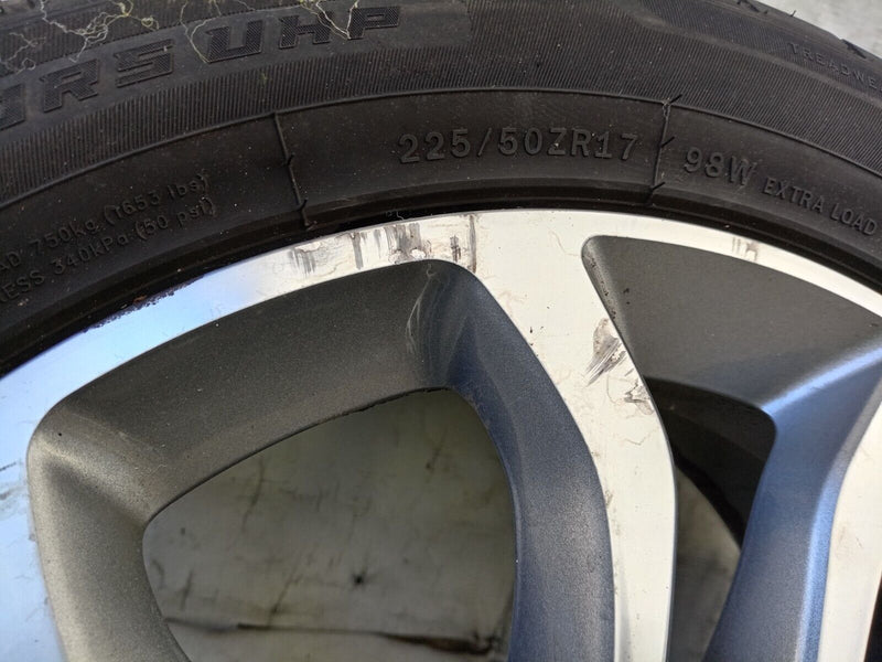 MERCEDES W205 SET OF 17" ALLOY WHEELS WITH TYRES 225/50/17 7J ET42 A2054010200