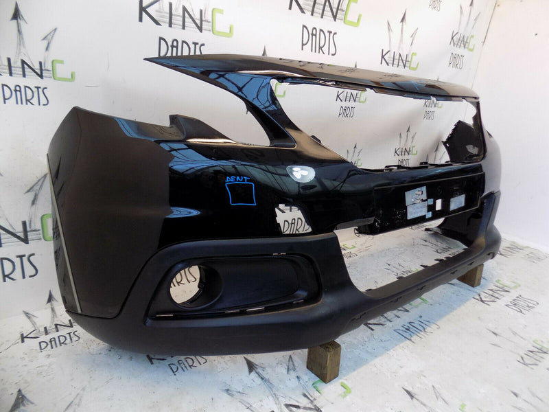 PEUGEOT 2008 FACELIFT - 2017 2018 BLACK FRONT BUMPER GENUINE 9814116177