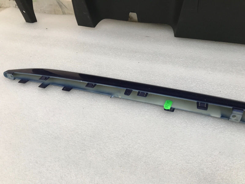 FIAT 500 ABARTH 595 LCI 2016-ON REAR BUMPER DIFFUSER & BLUE TRIM MOULDING