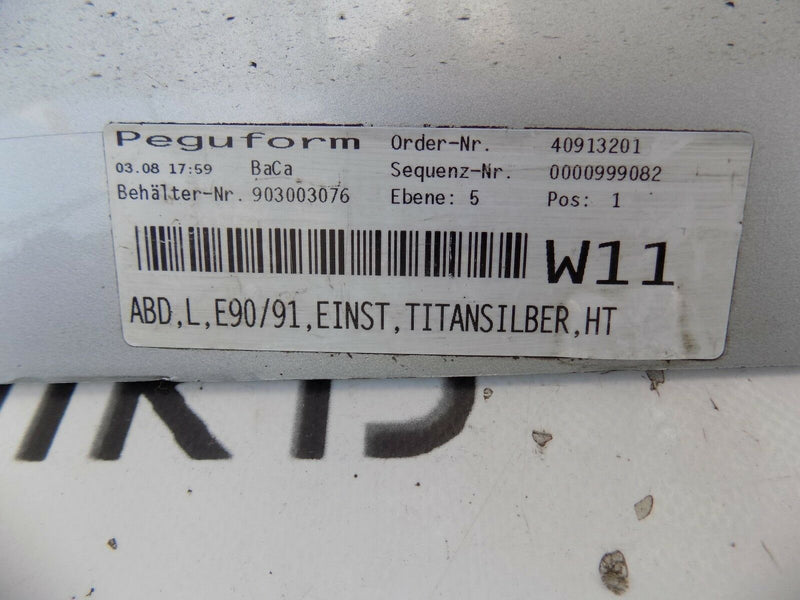 BMW 3 SERIES E90 E91 LEFT SIDE SKIRT N/S SILL COVER GENUINE SILVER 7202651