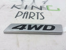 HYUNDAI TUCSON, SANTA FE - LOGO 4WD BADGE TRUNK EMBLEM STICKER TAILGATE GENUINE