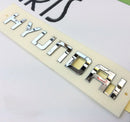 HYUNDAI i30 TUCSON LETTERING REAR BADGE CHROME EMBLEM BOOT LID TRUNK 86335-H1020