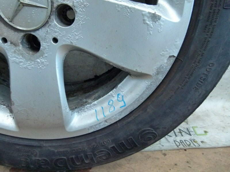 MERCEDES W211 GENUINE ALLOY WHEEL 16" 7.5Jx16H2 ET42 TYRE 225/55 R16