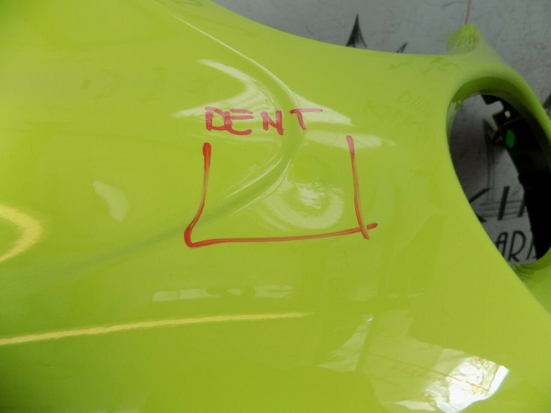 FIAT 500 ABARTH 595 2016-UP FCL FRONT BUMPER GREEN+GRILL OEM 735633044