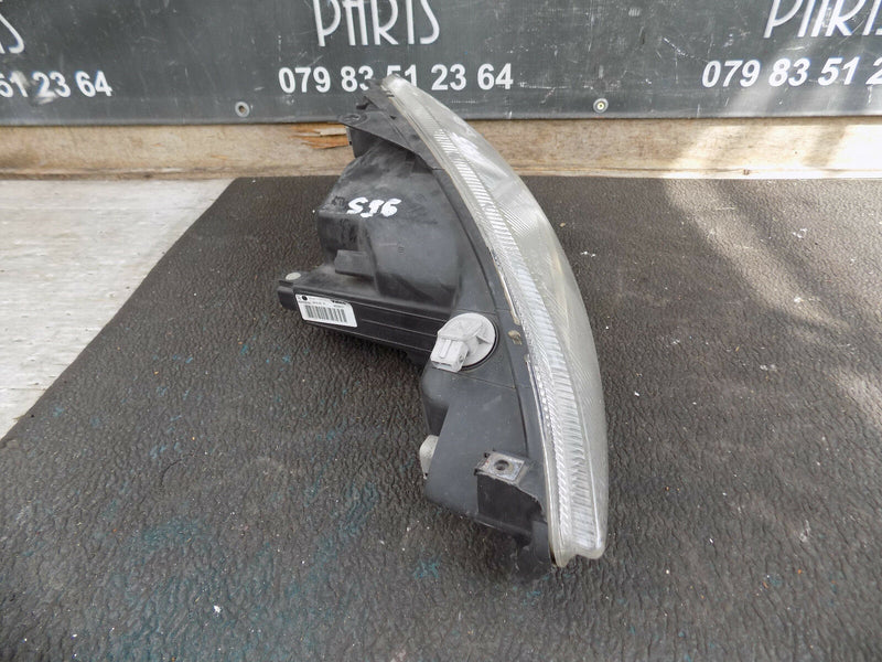 PEUGEOT 206 1999-2003 GENUINE HEADLIGHT LEFT PASSENGER SIDE N/S 89306331 (955)