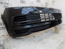 VW TRANSPORTER CARAVELLE T6 FRONT BUMPER IN BLACK 2016-2019  7E5807221D