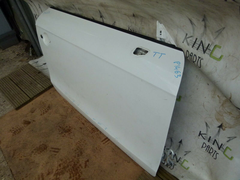 AUDI TT 8J MK1 2006-2013 FRONT DOOR SHELL PANEL RIGHT DRIVER SIDE WHITE