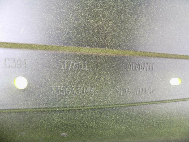 FIAT 500 ABARTH 595 2017-ON FACELIFT FRONT BUMPER BRIGHT GREEN 735633044