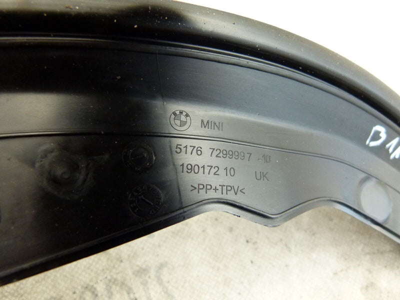 MINI COOPER F56 2014-16 FRONT LEFT A-PILLAR SEAL TRIM GENUINE 7299997