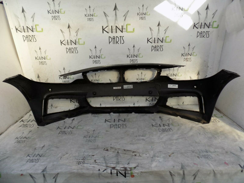 BMW 4 SERIES F32 F33 F36 2014-2018 GENUINE BLACK FRONT BUMPER 51118054502