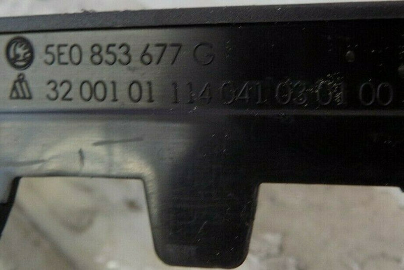 SKODA OCTAVIA 2013-2017 FRONT BUMPER LOWER CENTRE GRILL 5E0853677G