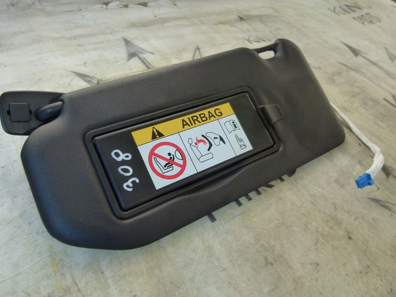 PEUGEOT 308 SW ESTATE 2017-21 LEFT PASSENGER SIDE FRONT SUN VISOR