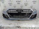 AUDI A7 S-LINE 4K8 C8 2019-ON SILVER FRONT BUMPER GENUINE 4K8807437