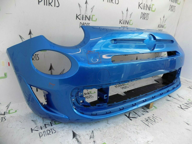 FIAT 500 S SPORT 2016-ON FACELIFT FRONT BUMPER BLUE 735619571