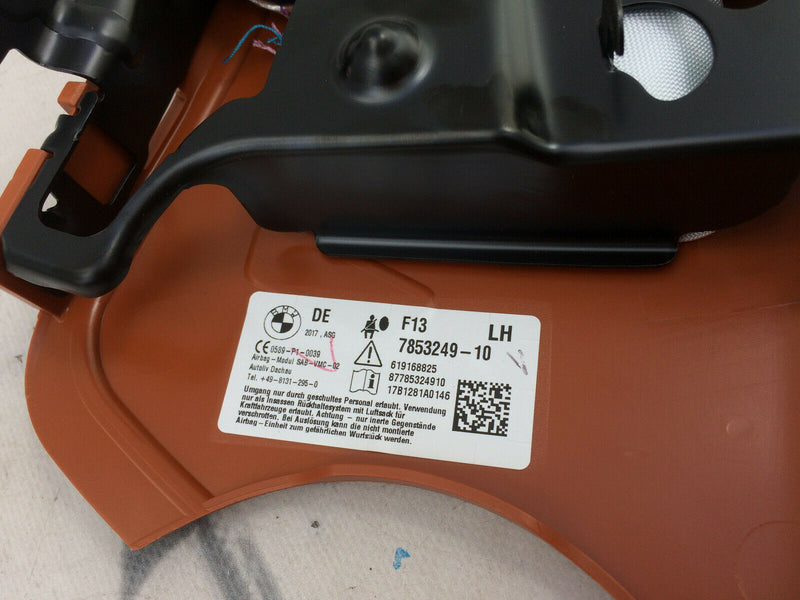 BMW 6 SERIES (F13) COUPE LEFT SEAT AIR BAG LH SIDE AIRBAG GENUINE 87 7853249-10