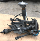 BMW F30 F31 COMPLETE REAR LEG LEFT SIDE,DRIVESHAFT WISHBONES CALIPER, GAS STRUT