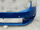 SKODA OCTAVIA III MK3 2013-2016 BLUE FRONT BUMPER GENUINE 5E0807221N