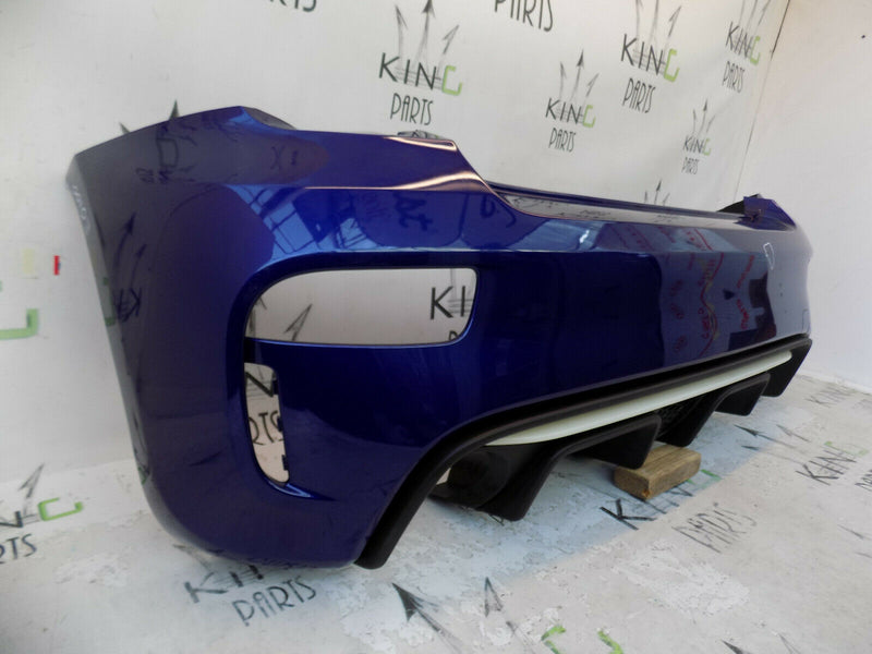 FIAT 500 ABARTH 959 FACELIFT 2016-ON BLUE REAR BUMPER GENUINE 735633081