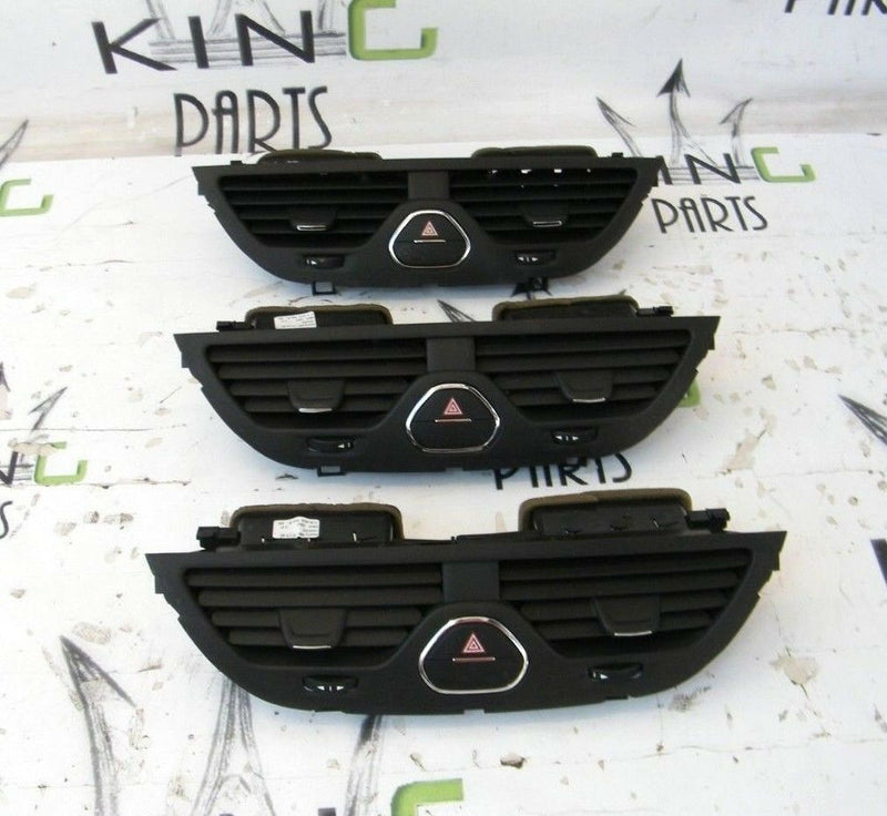 VAUXHALL CORSA E 2014-ON CENTRE DASHBOARD AIR VENTS HAZARD SWITCH PANEL 13384933