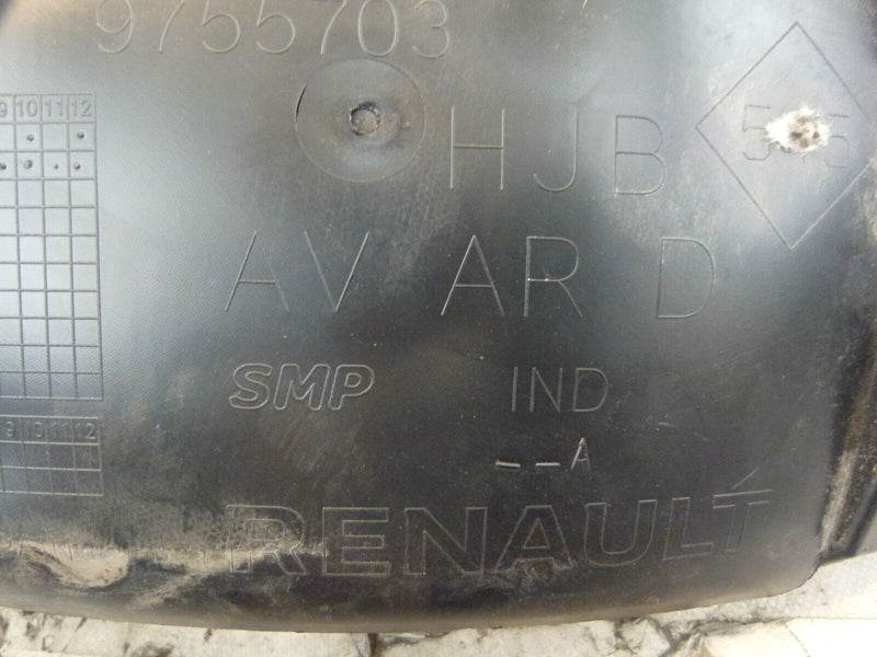RENAULT CPATUR MK2 2020-ON REAR LEFT WHEEL ARCH MUDGUARD 638422008R
