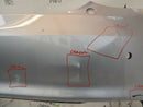 AUDI A1 8X 2010 - 2014 SILVER REAR BUMPER GENUINE 8X0807511