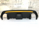FIAT 500 ABARTH 595 LCI 2016-ON REAR BUMPER DIFFUSER & YELLOW TRIM MOULDING