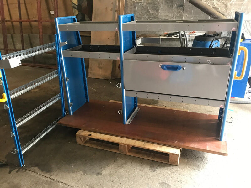 BRI-STOR VAN RACKING REAR SHELVING STORAGE TOOLS BOX.RACK REAR SYSTEM 190x50cm