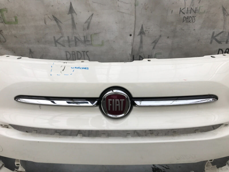 FIAT 500 LOUNGE FACELIFT 2015-23 FRONT BUMPER & TOP BADGE LOGO 735619491