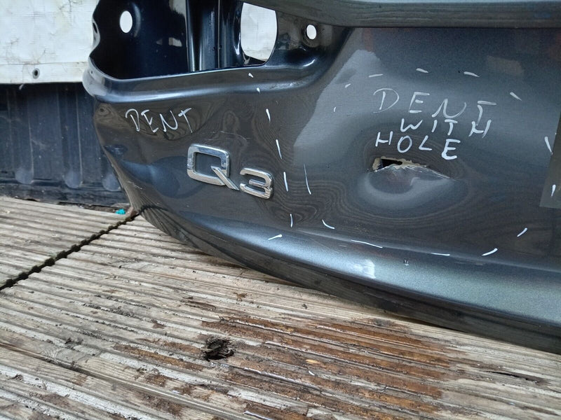 AUDI Q3 MK1 8U QUATTRO 2012-17 GENUINE BOOT LID TAILGATE PANEL in GREY