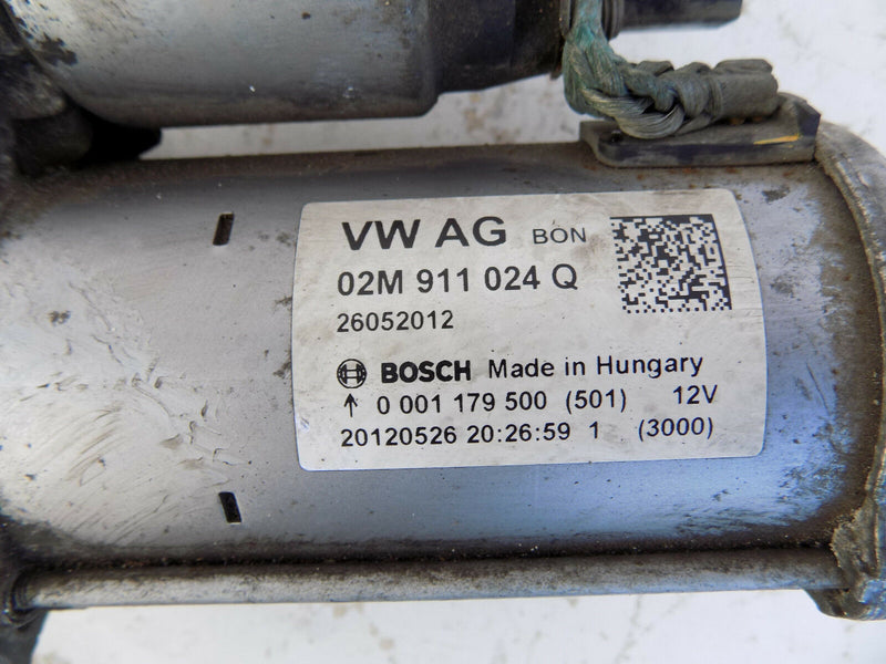 VW UP 2012 GENUINE STARTER MOTOR ENGINE 1.0 PETROL 02M911024Q KING PARTS