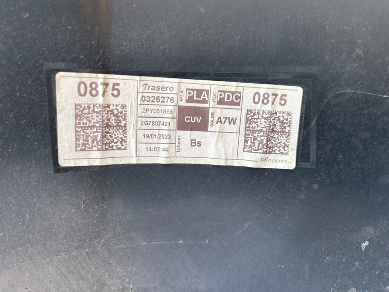 VW TAIGO 2020-ON REAR BUMPER PDC GENUINE 2G7807421