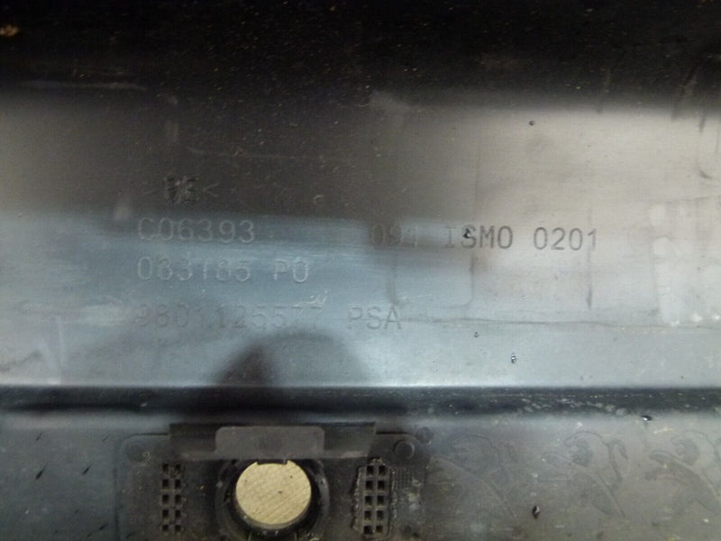 PEUGEOT 2008 2013–15 REAR BUMPER LOWER SECTION GENUINE 9801125577