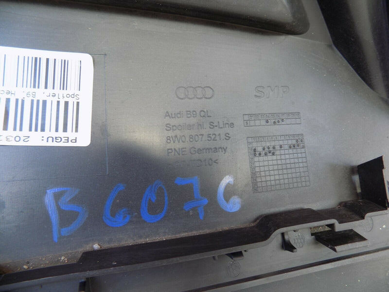 AUDI A4 B9 S LINE 2019 ONWARD GENUINE REAR DIFFUSER PN:8W0807521S
