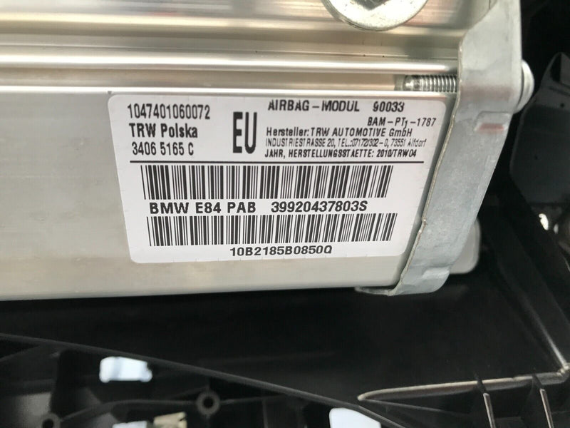 BMW X1 E84 2009-15 BLACK DASHBOARD GENUINE & AIRBBAG LEFT PASSENGER SIDE