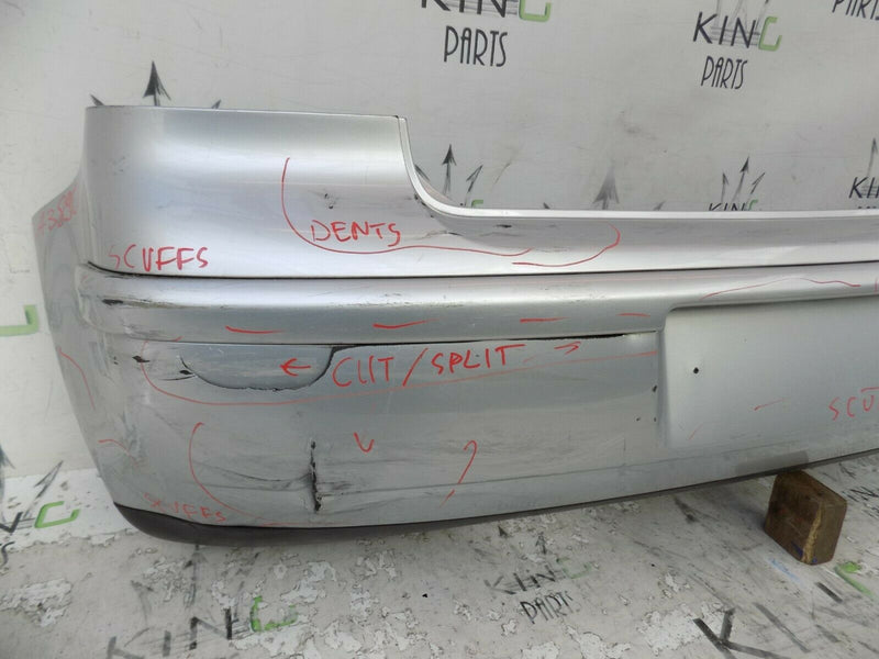 VW POLO 6Q 2001-2004 SILVER REAR BUMPER GENUINE 6Q6807421 / 6Q6807521