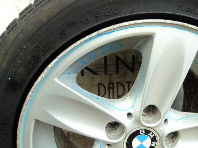 BMW E82 E87 E88 GENUINE 16" ALLOY WHEEL 7Jx16H IS44 6769401 TYRE 205/55 R16 1216