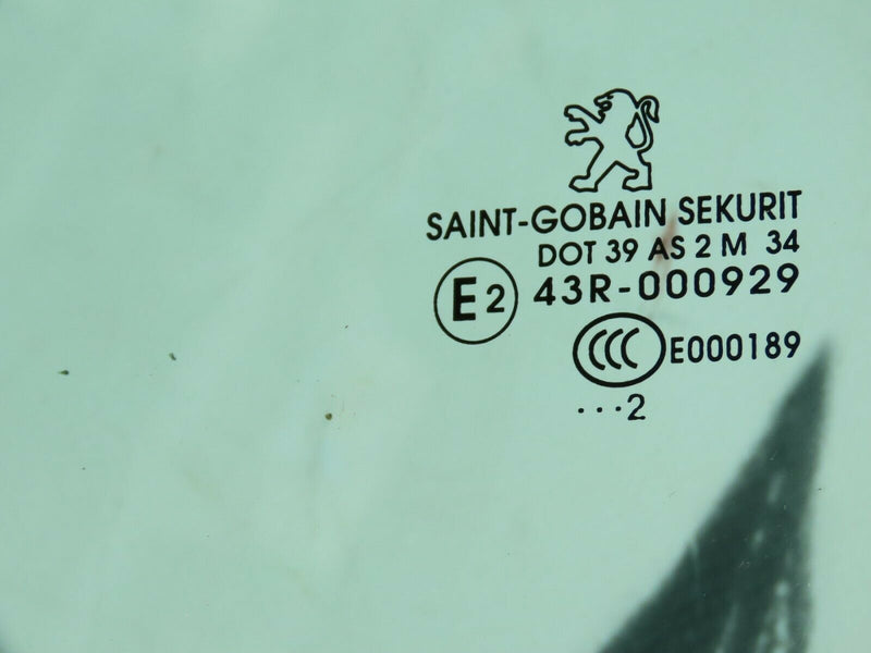 PEUGEOT 3008 MK1 LEFT PASSENGER  FRONT DOOR WINDOW GLASS 43r-000929 08-16