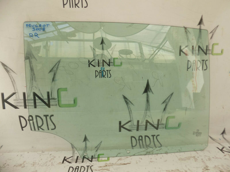 PEUGEOT 3008 2008-2016 REAR RIGHT DOOR WINDOW GLASS 43R-009007